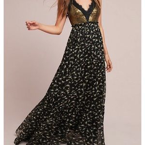 Anthropologie Ranna Gill Lakshmi Maxi Dress